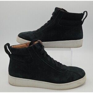 Vionic Black Suede High-Top Ankle Boots